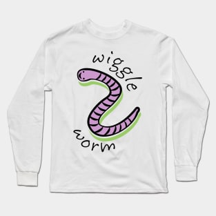 Cute Animal Wiggle Worm Long Sleeve T-Shirt